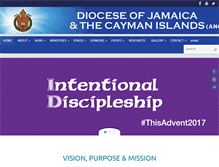 Tablet Screenshot of anglicandioceseja.org